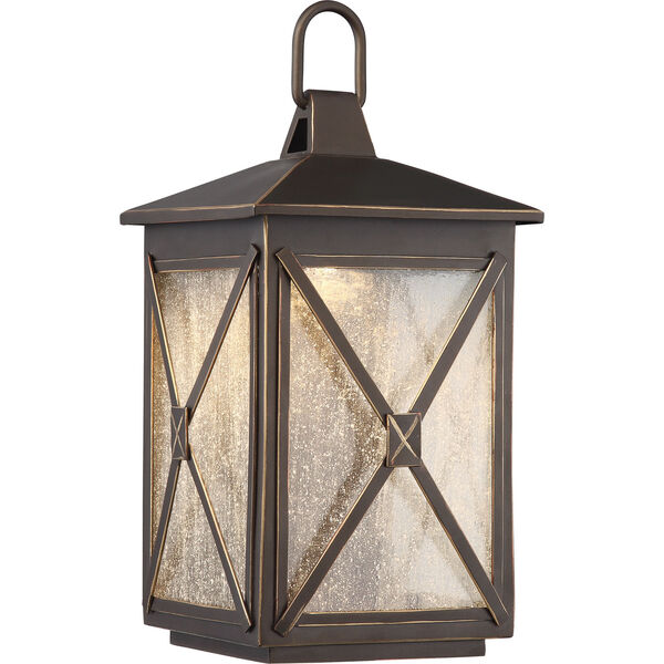 Roxton Umber Bay Small LED Outdoor Wall Light, image 1