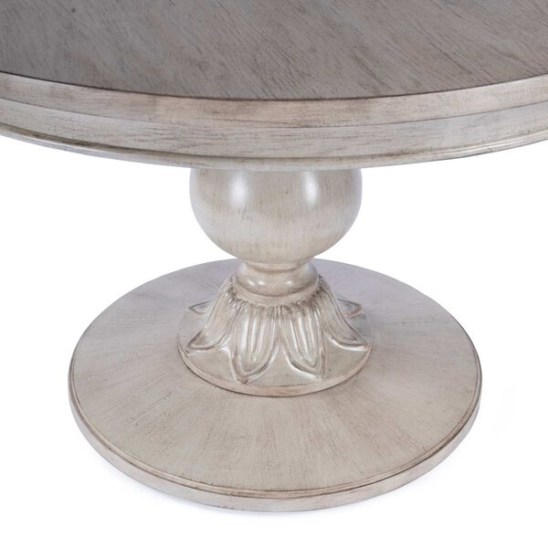 Evie Driftwood 48-Inch Round Pedestal Dining Table, image 5