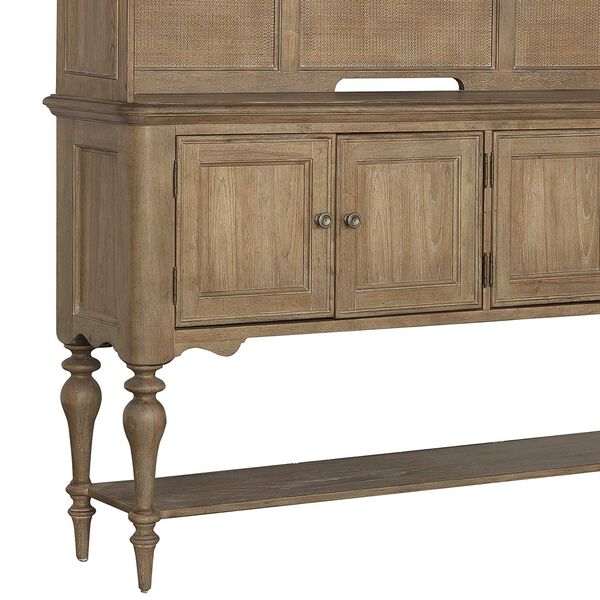 Weston Hills Natural Sideboard and Hutch - (Open Box), image 6