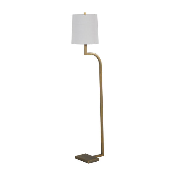 Hawthorn Matte Antique Brass One-Light Floor Lamp, image 2