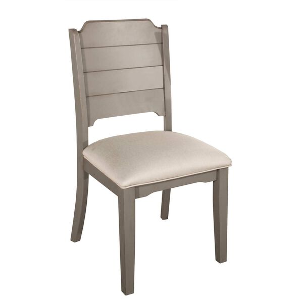 Clarion Distressed Gray Wood Dining Chair, Set of Two, image 1