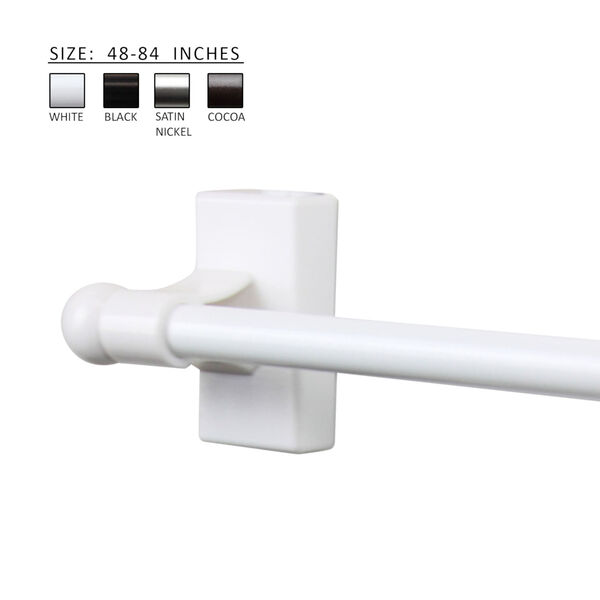 White 48-84 Inch Magnetic Rod, image 3