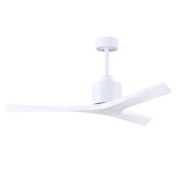 Mollywood Matte White 52-Inch Outdoor Ceiling Fan with Matte White Blades, image 5
