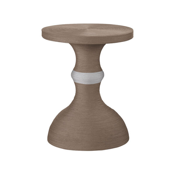 Boden Tan Rope Natural Wood  Accent Table, image 1