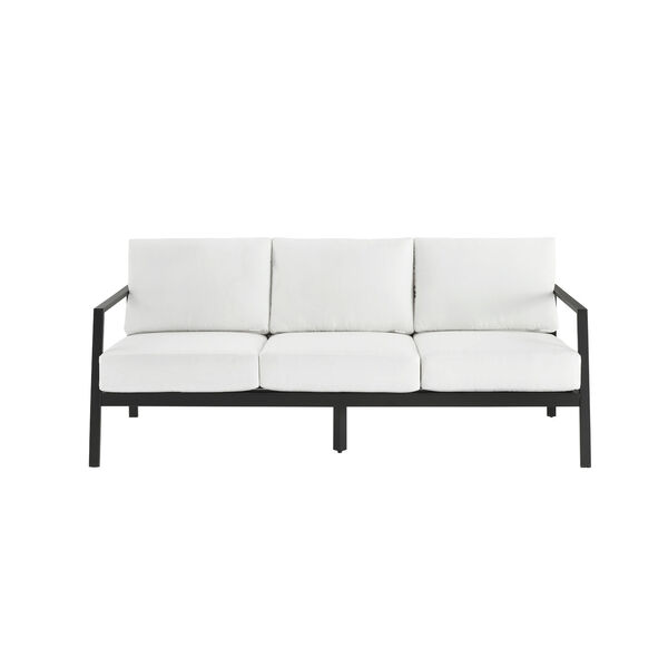 Monica Black and White Outdoor Sofa, image 3