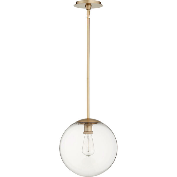Holland Aged Brass 12-Inch One-Light Pendant, image 1