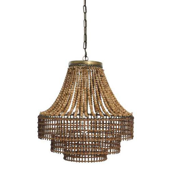 Brown One-Light Chandelier, image 6