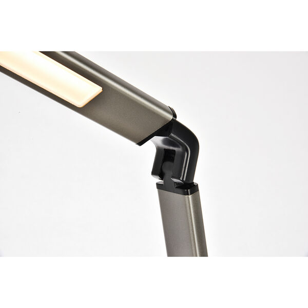 Illumen Metallic Grey 30-Inch One-Light LED Desk Lamp, image 4