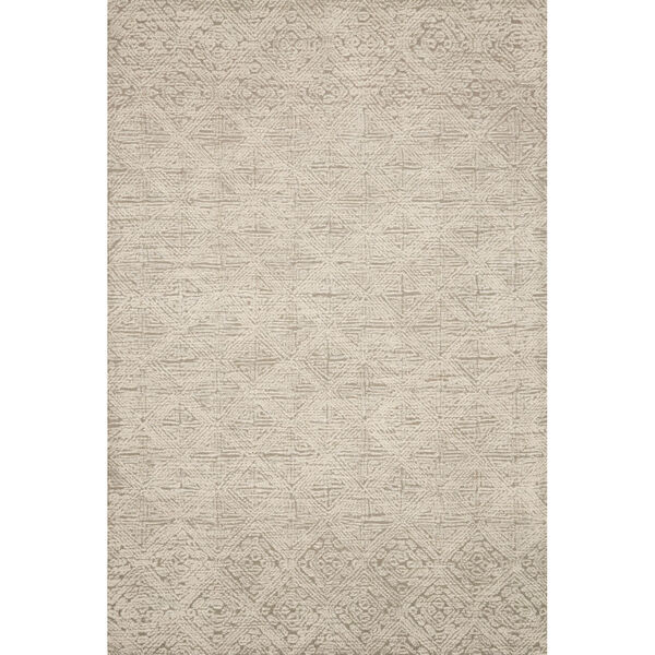 Crafted by Loloi Kopa Taupe Ivory Rectangle: 9 Ft. 3 In. x 13 Ft. Rug, image 1
