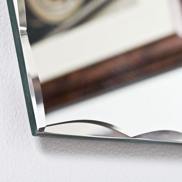 Rita Silver 24 x 40-Inch Arch Beveled Bathroom Mirror, image 2