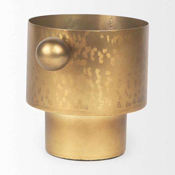 Juno Gold Iron Medium Vase, image 4