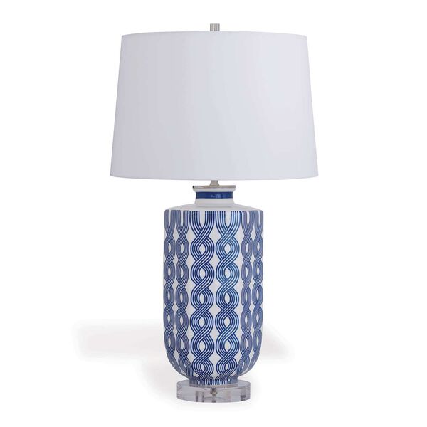 Evelyn Blue One-Light Table Lamp, image 3