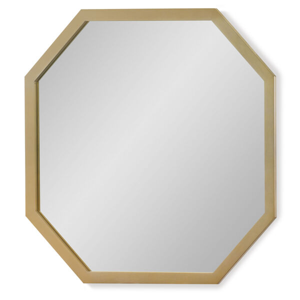 Chelsea by Rachael Ray White with Gold Accents Kids Bedroom Mirror, image 1