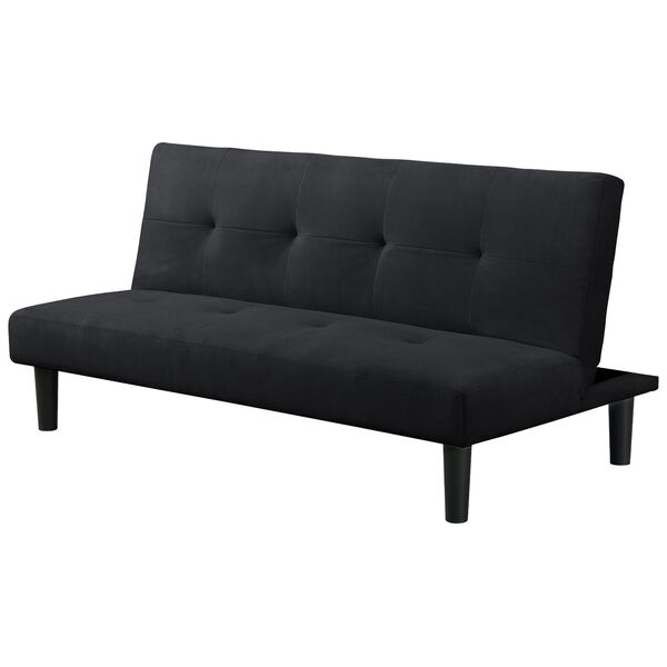 Ellison Black Convertible Sofa, image 3