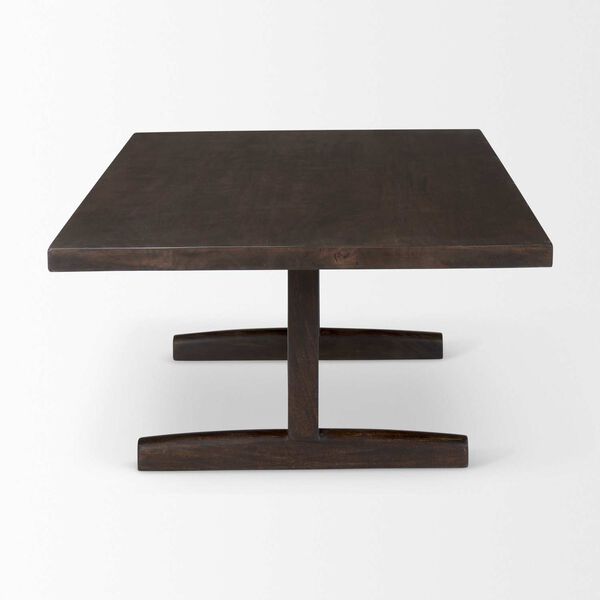 Viktor Dark Brown Solid Wood Coffee Table, image 3