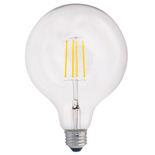 Clear LED Filament G40 60 Watt Equivalent Standard Base Warm White 800 Lumens Light Bulb, image 1