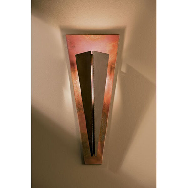 Tapered Angle Bronze 20.3-Inch One Light Wall Sconce, image 1