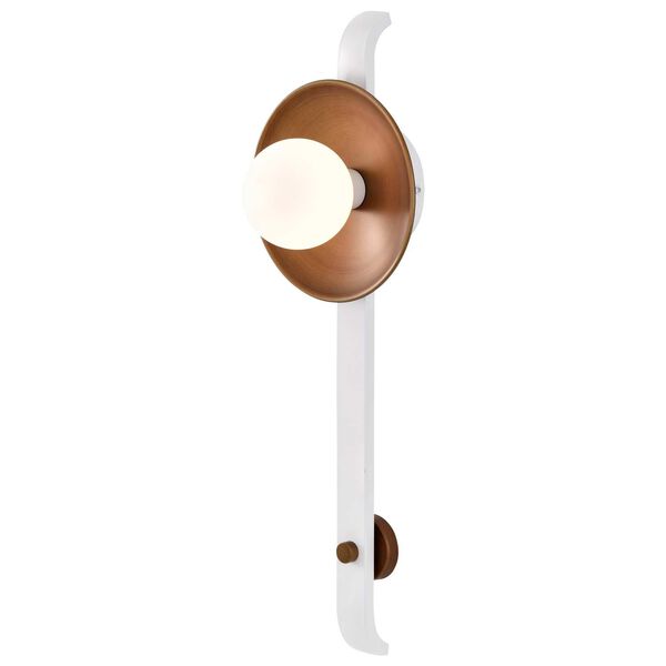 Colby Matte White One-Light Wall Sconce, image 2