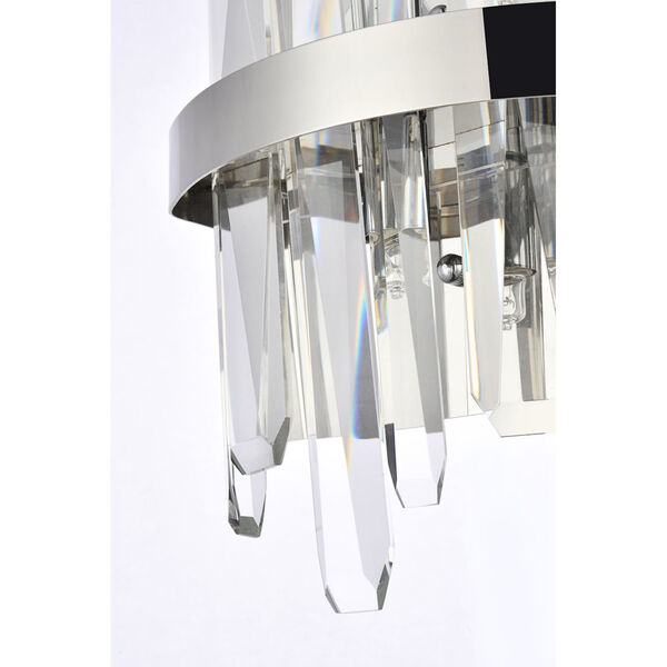 Serena Chrome and Clear Four-Inch Crystal Bath Sconce, image 6