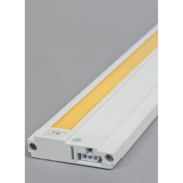 Unilume White 19-Inch Length 2700K 90 CRI LED Slimline Under Cabinet Light, image 1