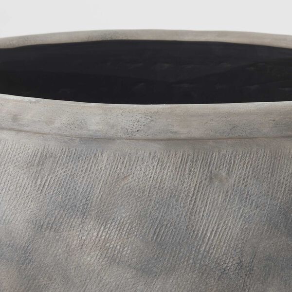 Zuma Light Gray Ceramic Floor Vase, image 5