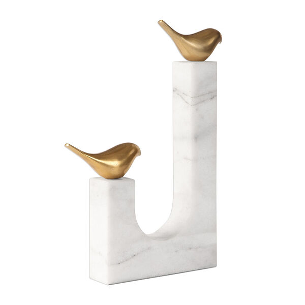 Songbirds Brass Sculpture, image 1