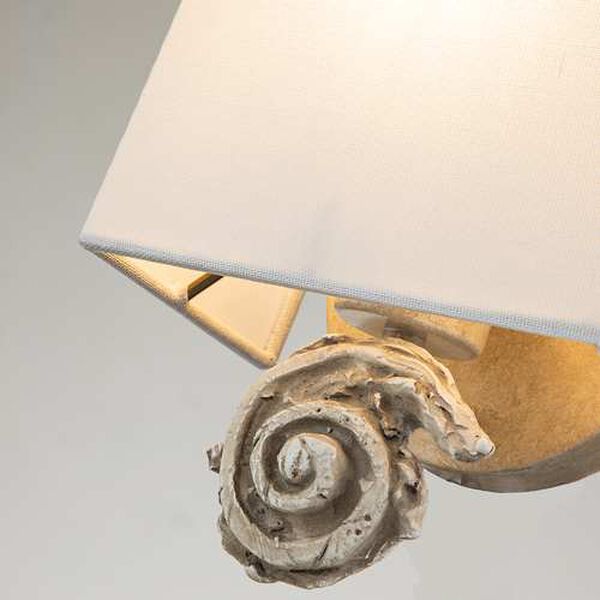 Star silver Leaf One-Light Wall Sconce, image 4