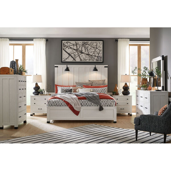 Harper Springs White Queen Bed, image 4