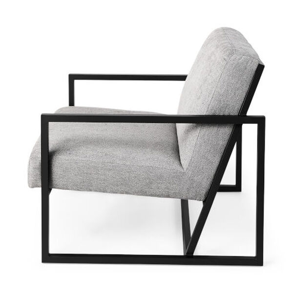 Armelle Gray Accent Chair, image 3