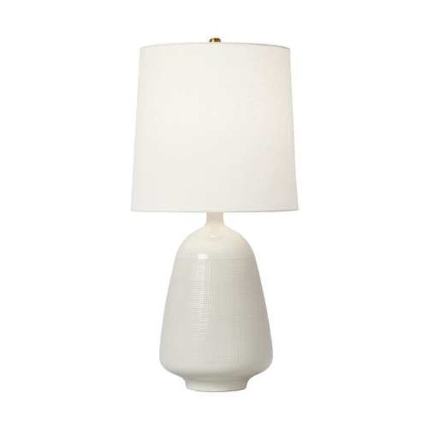 Ornella New White 14-Inch One-Light Table Lamp, image 1