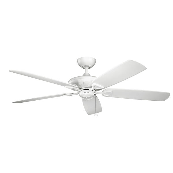Kevlar Matte White 60-Inch Wet Location LED Ceiling Fan, image 1