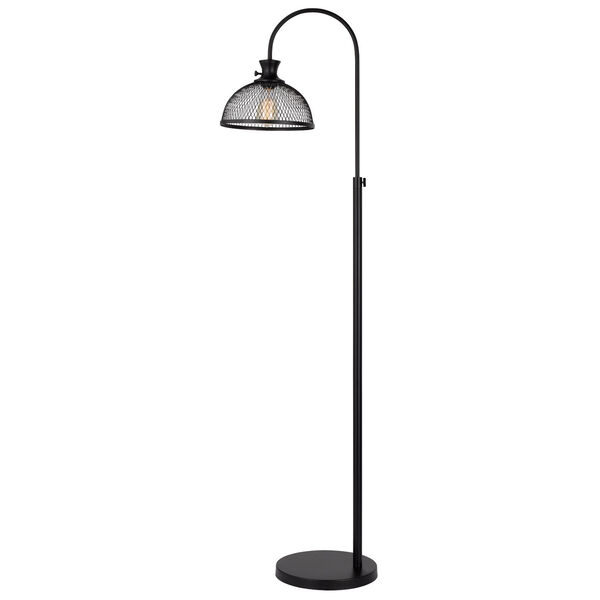 Lewiston Black One-Light Adjustable Floor Lamp, image 4