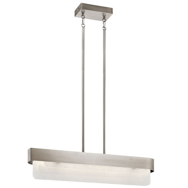 Serene Classic Pewter 6-Inch LED Linear Pendant, image 1