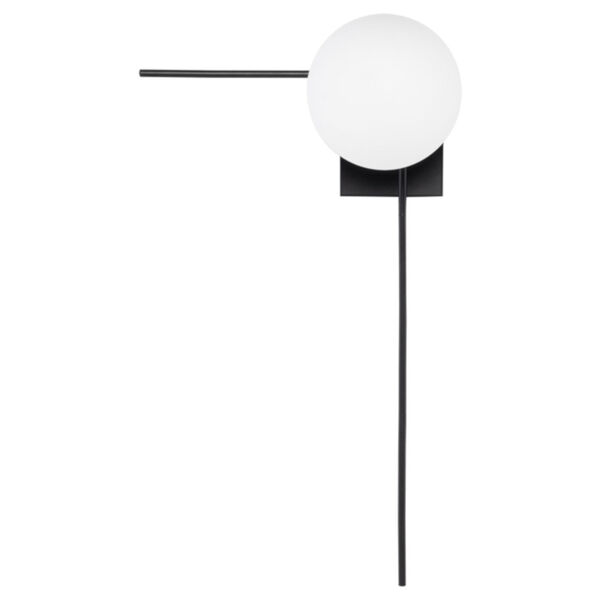 Alina Black and White 27-Inch One-Light Wall Sconce, image 1