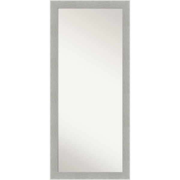 Gray Frame 29W X 65H-Inch Full Length Floor Leaner Mirror, image 1