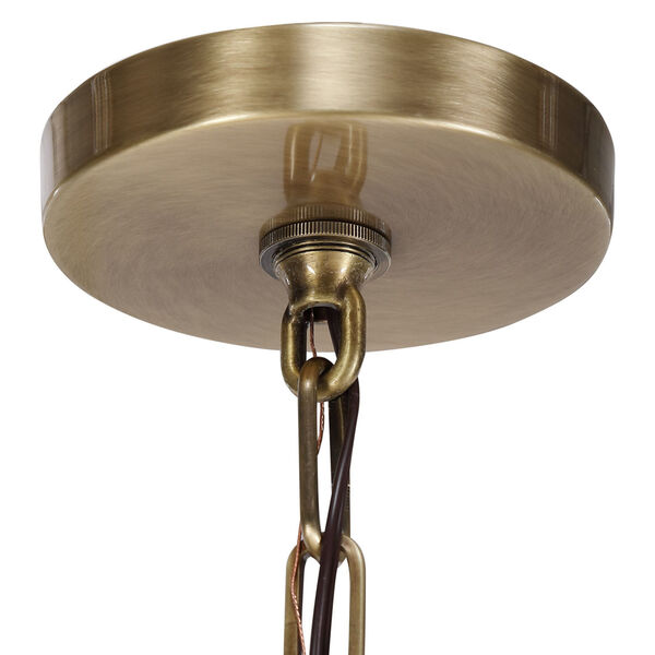Nador Antique Brass One-Light Pendant, image 2
