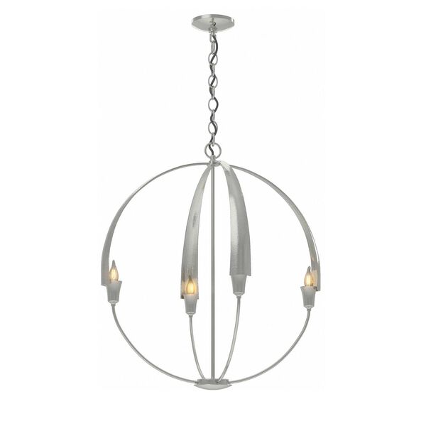 Cirque Sterling Four-Light Chandelier, image 1