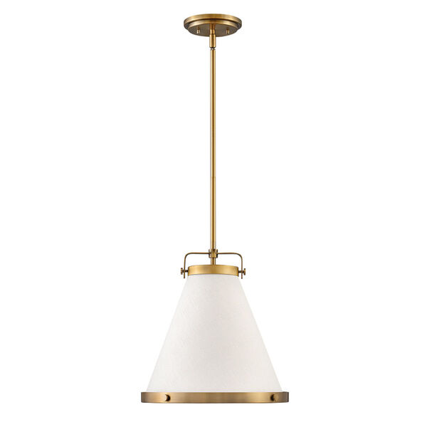 Lexi Lacquered Brass 13-Inch One-Light Pendant, image 4