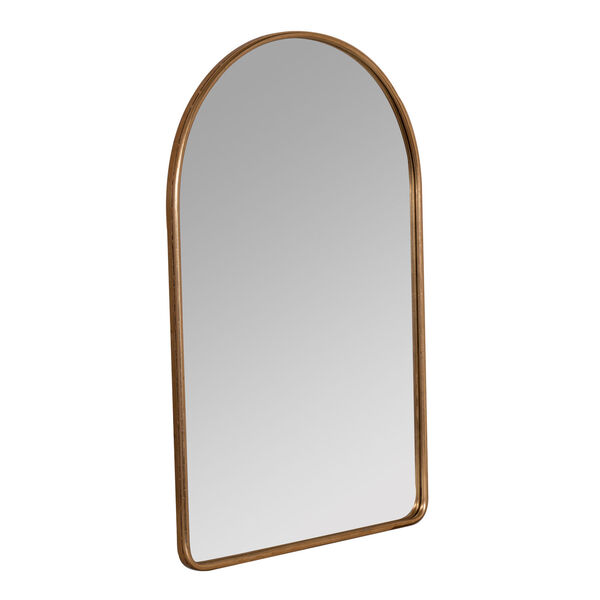 Sebastian Gold 38-Inch Arched Wall Mirror, image 3