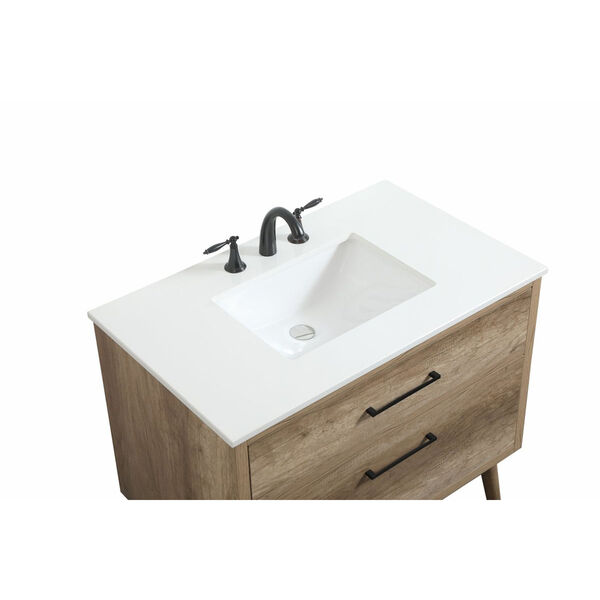 Boise Natural Oak 36-Inch Single Bathroom Vanity, image 3