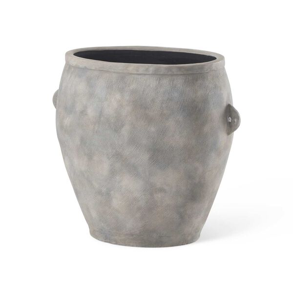 Zuma Light Gray Ceramic Floor Vase, image 1