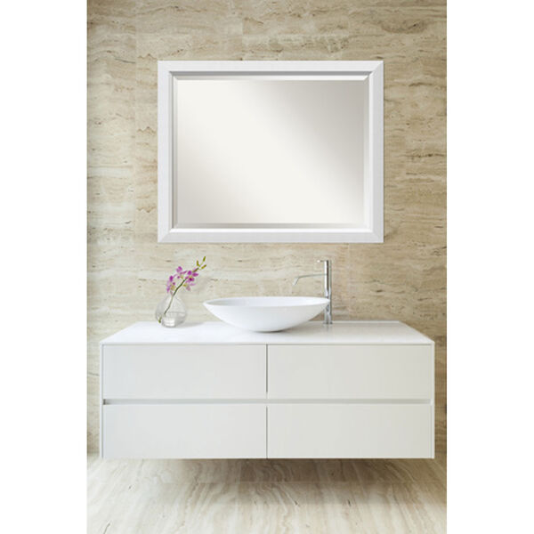 White 31 x 25-Inch Large Vanity Mirror, image 4