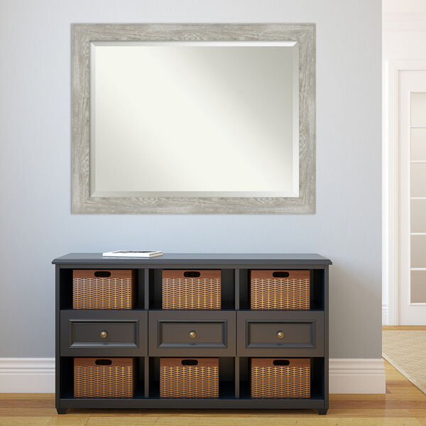Dove Gray Wash Wall Mirror, image 1