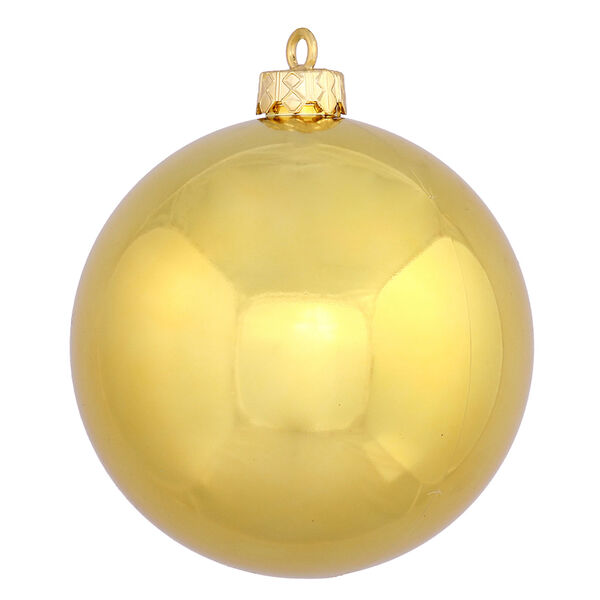 Gold 16-Inch UV Shiny Ball Ornament, image 1