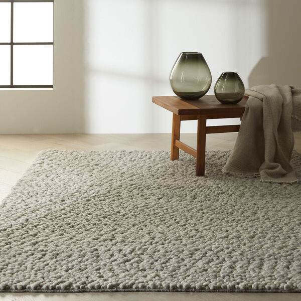 Riverstone Grey Ivory Rectangular: 5 Ft. 3 In. x 7 Ft. 5 In. Area Rug, image 2