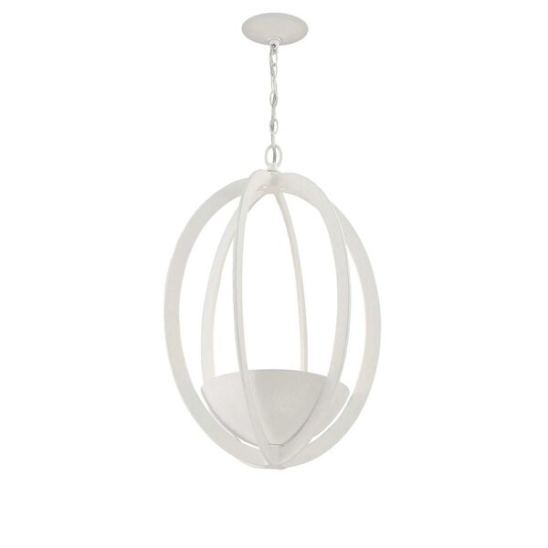 Eclipse Gesso White Two-Light Chandelier, image 4