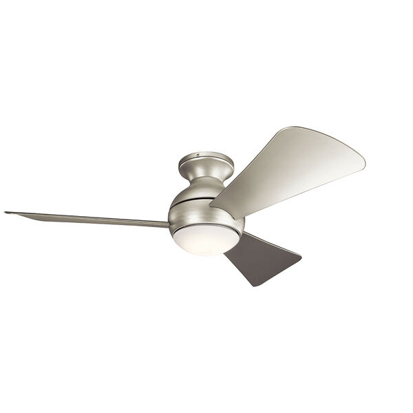 Sola Brushed Nickel 44-Inch Wet Location LED Ceiling Fan, image 1
