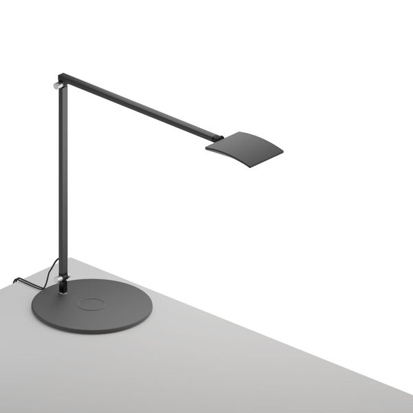 Mosso Metallic Black LED Pro Desk Lamp with Wireless Charging Qi Base, image 1