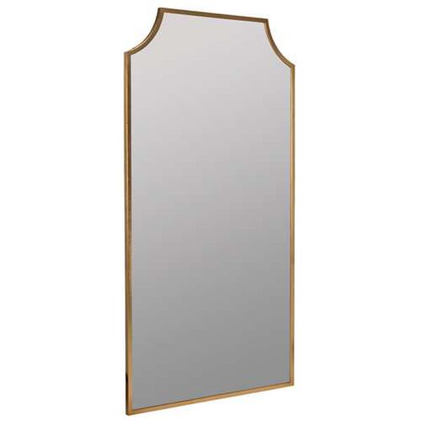 Simone Gold Leaf Full Length Wall Mirror, image 4
