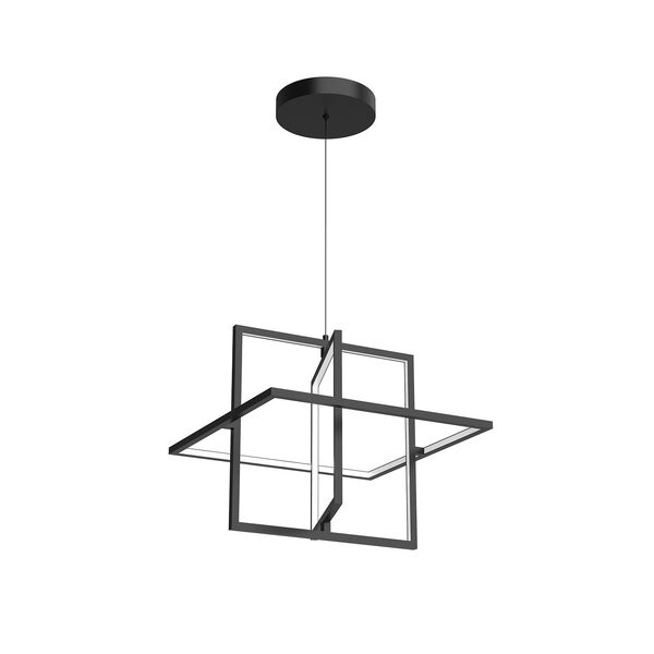 Mondrian Black 19-Inch LED Pendant, image 3